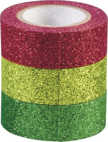 Heyda 20 35 843 77 Grønn Rød Mønster Papir 3 M 15 Mm Blister