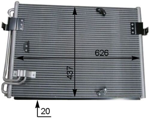 Kondensator MAHLE ORIGINAL AC 174 000S