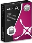 Asarto Bånd Til Dymo 45013 D1 Labelmanager Svart
