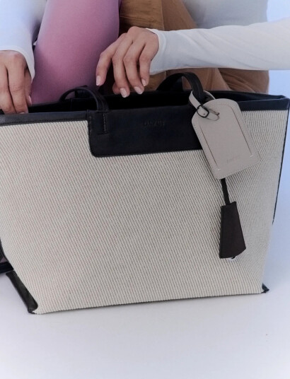 DAY ET Day Structure Twill Bag Cream ONE SIZE DAY ET Day Structure Twill Bag Cream ONE SIZE