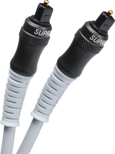 Supra Zac Optisk Kabler 2m TOSLINK Hankjønn Hvit