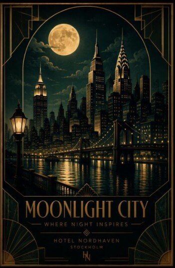 Poster Moonlight City