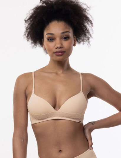 Dorina Fili/Lace 2Pp Light Padded Soft Bra Beige B x 95 Dorina Fili/Lace 2Pp Light Padded Soft Bra Beige B x 95