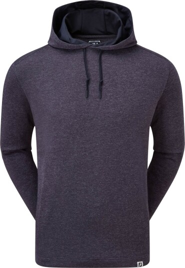 FootJoy Lightweight Hoodie Golfgenser herre Heather Navy XX Large