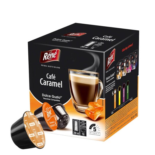 Dolce Gusto Café René Karamel Café til Dolce Gusto. 16 kapsler