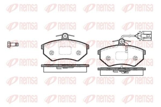 Bremseklosser REMSA 0134.62 Bremseklosser REMSA 0134.62