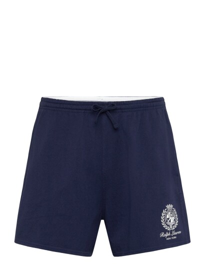 Polo Ralph Lauren 5 Inch Relaxed Fit Jersey Graphic Short Navy XS