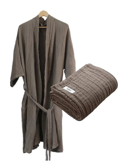 The Organic Company Fine Sauna Package - Brown - M/L