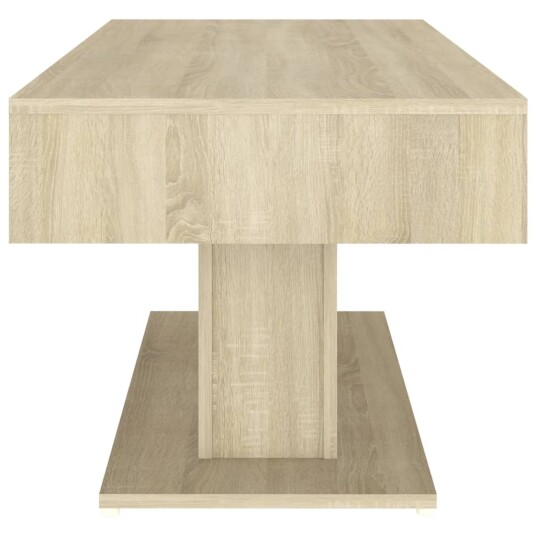 vidaXL Salongbord sonoma eik 96x50x45 cm sponplate