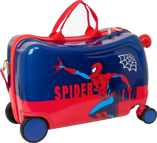 Marvel Spider-Man Ride On Koffert 25L, Blå