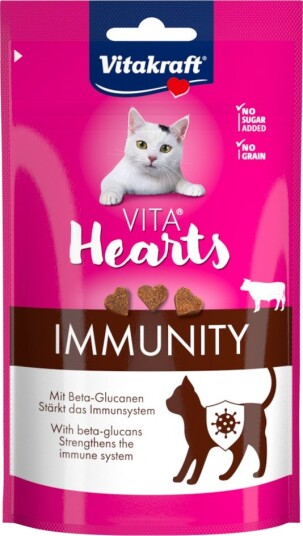 Vitakraft Vita Hearts Immunity Oksekjøtt 40 G 