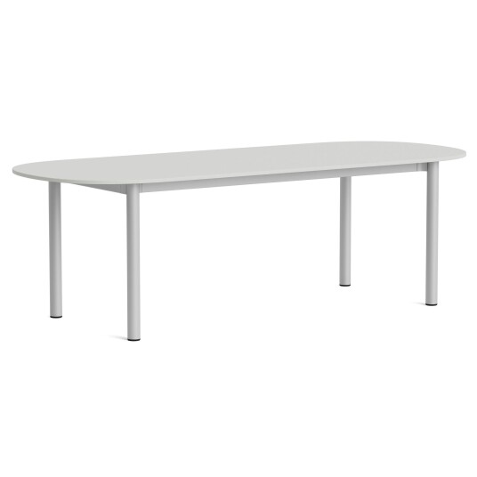 Hay Annex Bord Avlang 95x240 cm Aluminium / Linoleum Cloud Grey Hay Annex Bord Avlang 95x240 cm Aluminium / Linoleum Cloud Grey