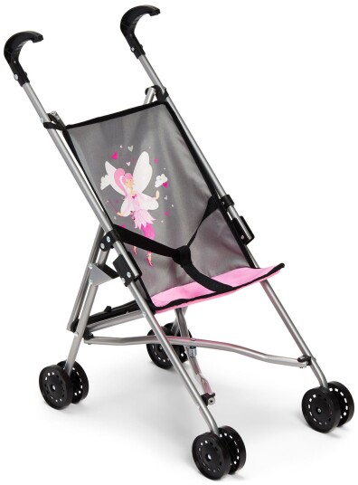 Bayer Design Paraplyvogn til dukker grå og rosa Bayer Design Paraplyvogn til dukker grå og rosa