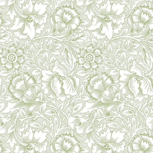 William Morris By havi William Morris Napkin Pink & Poppy Napkin Green 33X33CM William Morris By havi William Morris Napkin Pink & Poppy Napkin Green 33X33CM