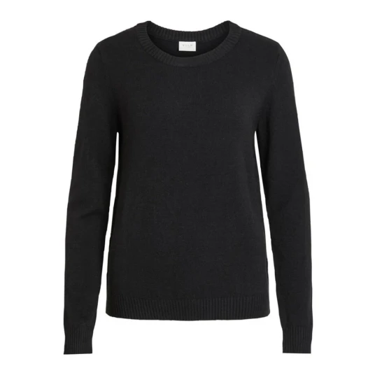 Vila Dame Strikkevarer Svart 2XL Vila Dame Strikkevarer Svart 2XL
