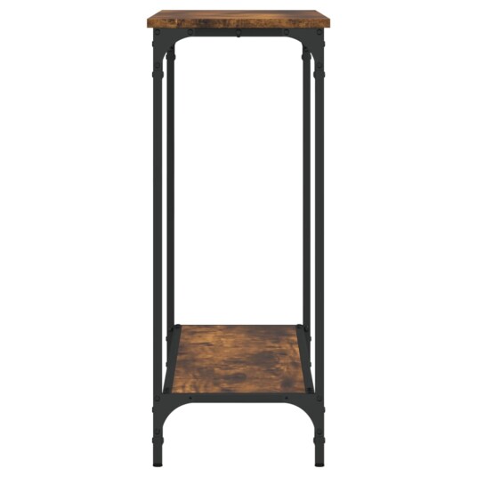 Konsollbord røkt eik 101x30,5x75 cm konstruert tre 8721012194861
