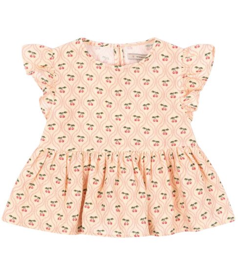 Konges Sløjd Topp Muslin Coco Cherry Rosa Motiv Konges Sløjd 1 år 80 Singlet
