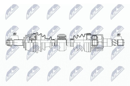 Nty Drivaksel NTY NPW PL 131 Nty Drivaksel NTY NPW PL 131