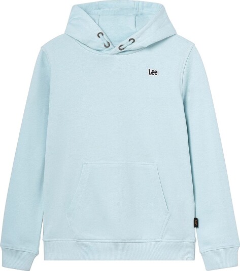 Lee Hettegenser Badge LB Oth Hoodie Blå