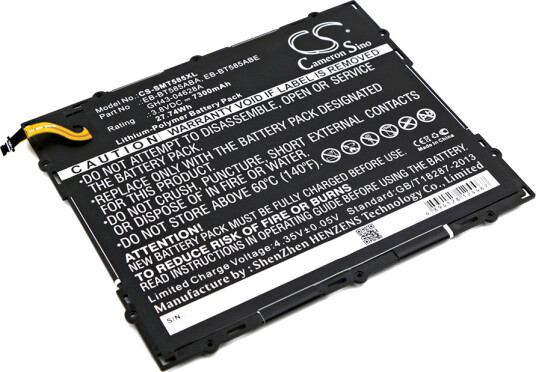 Batteri til Samsung Galaxy Tab A 10.1 2016, 7300mAh, 3.8V