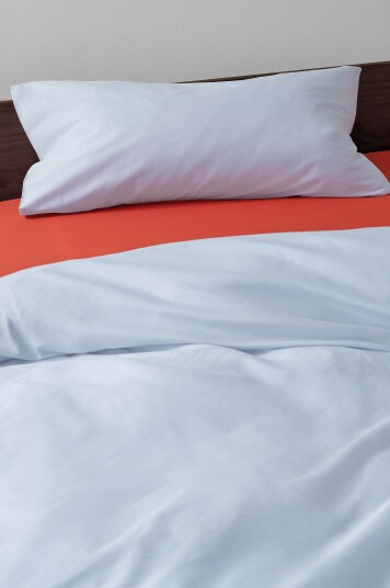 Jotex Satin Putetrekk i Sateng 50x90 Cm Økologisk Isblå ZACK 17309441006