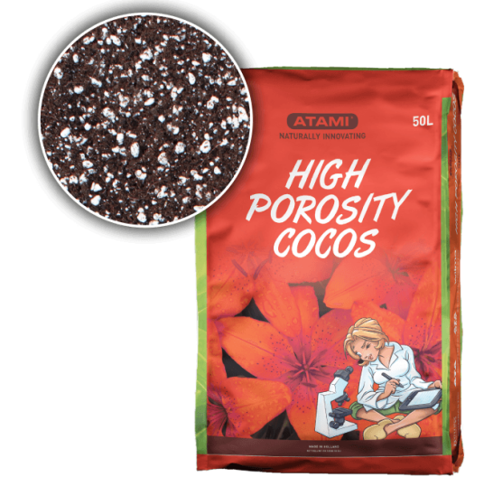 High Porosity Cocos Luftig Kokosjord med 30% Perlite 50L