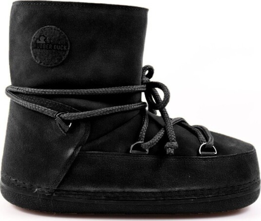 Rubberduck Women's Rd Bulky Boots Suede Adult Black 37