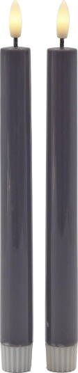 Sirius Home Sille Lacquer Ø2Xh24,5Cm Gray GREY One Size