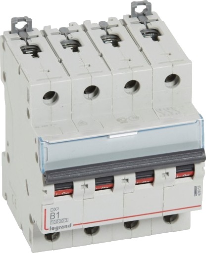 Legrand DX³ MCB automatsikring B0.5 4P 4M 10/16kA