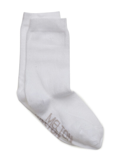 Melton Cotton Socks White 17/19 Melton Cotton Socks White 17/19