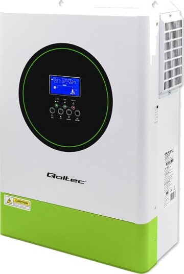 Qoltec Solcelleinverter 53861 Off-Grid 6,2 Kva, 6,2 kw, 120A MPPT (BMS AGM LiFePO4 Kompatibel)