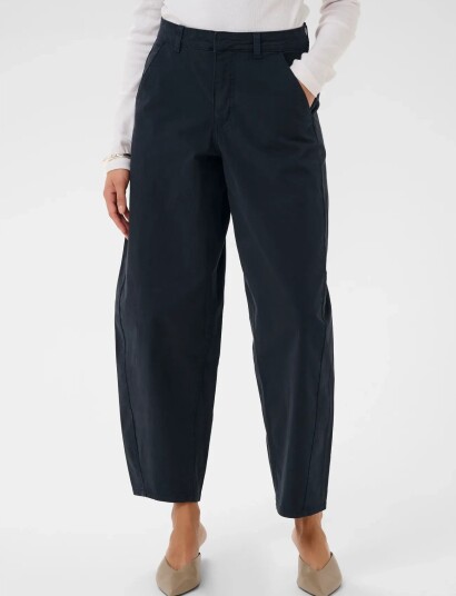 Kaffe Kamette Barrel Pant Navy 34