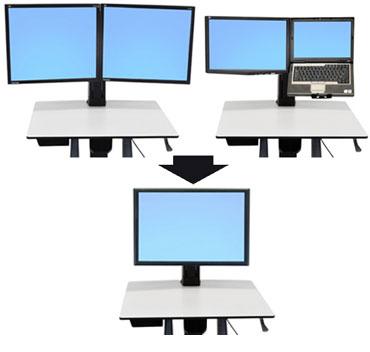 ERGOTRON Conv.Kit DUAL Combo to Single ERGOTRON Conv.Kit DUAL Combo to Single