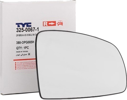 TYC 325-0067-1 Speilglass, ytterspeil