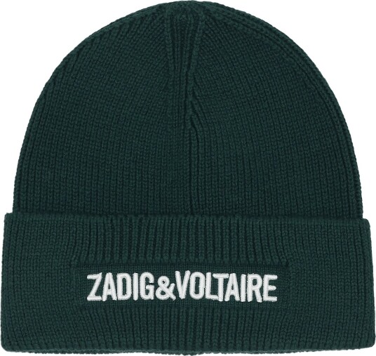 Zadig & Voltaire Kids Pull On Hat Green SIZE FOUR Zadig & Voltaire Kids Pull On Hat Green SIZE FOUR