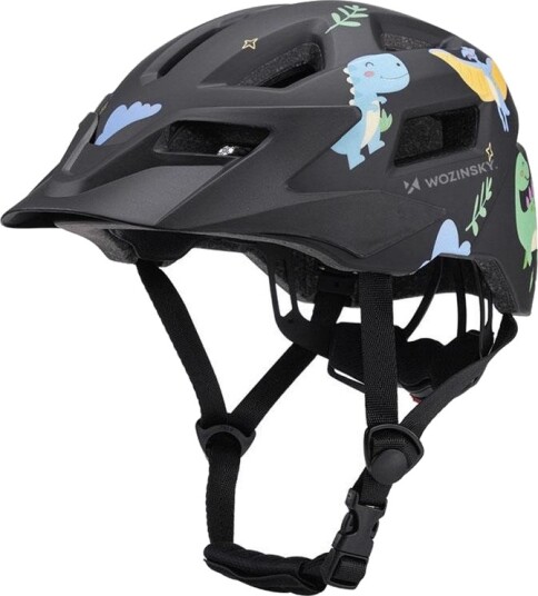 Wozinsky MTB Sykkelhjelm for Barn med Avtakbar Skjerm - St??rrelse S, 52-56cm - Svart Wozinsky MTB Sykkelhjelm for Barn med Avtakbar Skjerm - St??rrelse S, 52-56cm - Svart