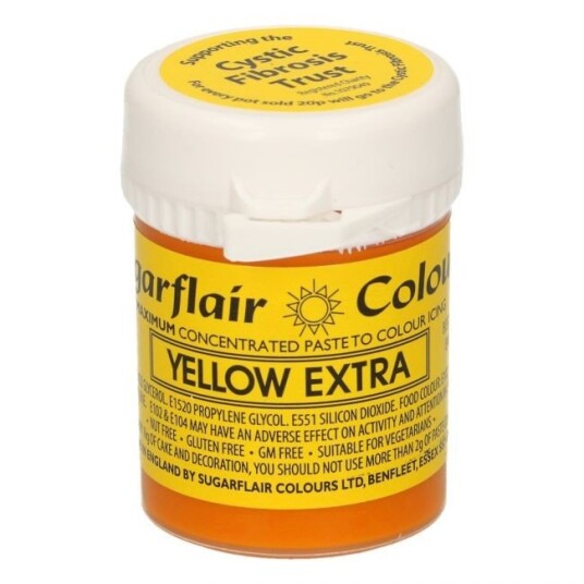 Sugarflair  Max Concentrate Pastafarge Yellow Extra 42g 