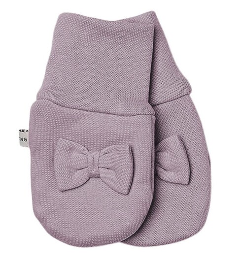 Racing Kids Votter Dusty Lavender m. Sløyfe Racing Kids 3 9 md 62 74 Votter Lilla