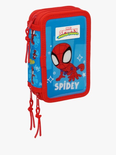 Spidey And His Amazing Friends Fylt Trippelpennal 37 Deler Blå