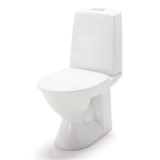 Porsgrund Glow 60 Toalett Rimfree Hvit / Dobbel Med Skruehull