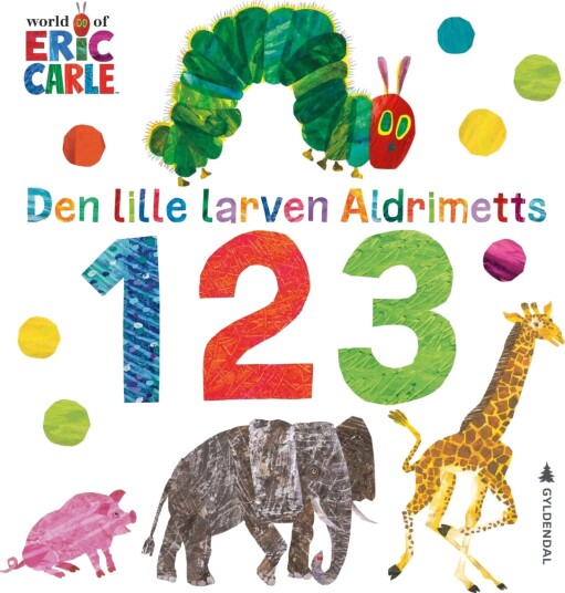 Den lille larven Aldrimetts 123 av Eric Carle