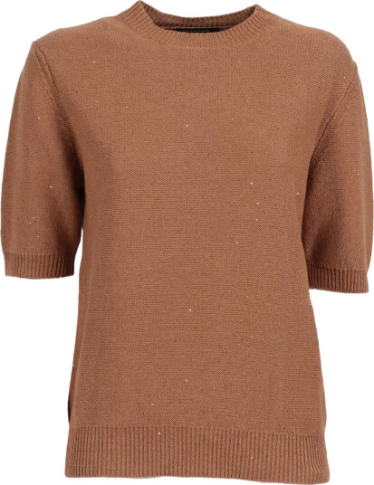 Fabiana Filippi Dame Strikkevarer Beige M,