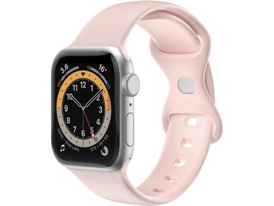 Armband Till Apple Watch 38/40/41Mm Silikon Rosa