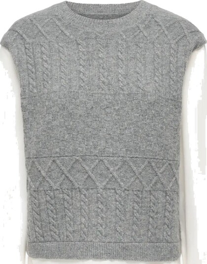 ONLY Onlkira L/S Shirt Knt MEDIUM GREY MELANGE S ONLY Onlkira L/S Shirt Knt MEDIUM GREY MELANGE S