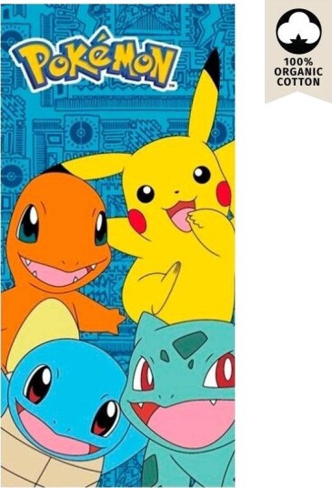 Pokemon strandhåndkle i bomull