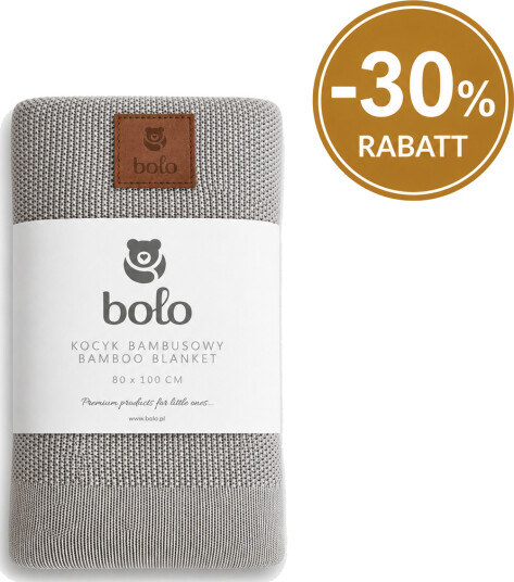 Bolo Bambus Babyteppe Grey 80x100cm