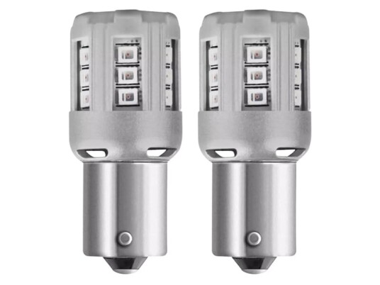Osram LED Pære Gul PY21W - Sæt.