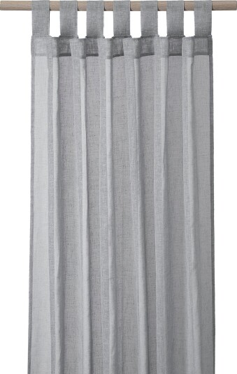 compliments Boho Curtain 140X230 Cm W/Loops Grey 140X230CM compliments Boho Curtain 140X230 Cm W/Loops Grey 140X230CM