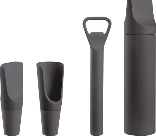 Blomus Set Of 4 Wine Accessories 2,5 X 15 X 20 Cm Ilo Magnet Black L 20CM Blomus Set Of 4 Wine Accessories 2,5 X 15 X 20 Cm Ilo Magnet Black L 20CM