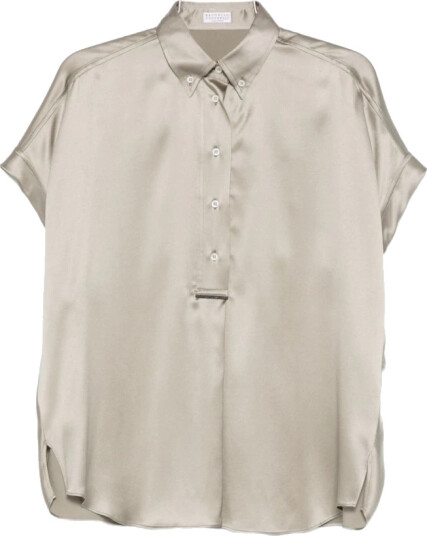 Brunello Cucinelli Dame Bluser & Skjorter Grønn M,